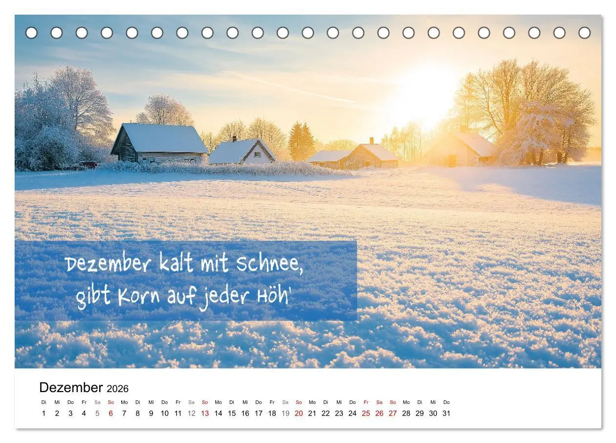 Bild: 9783457340783 | Bauernregeln Kalender - Rhythmus der Jahreszeiten (Tischkalender...