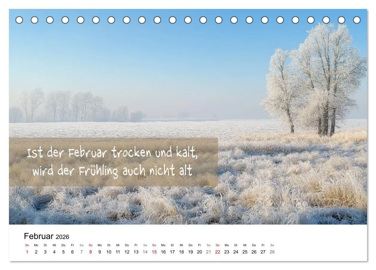 Bild: 9783457340783 | Bauernregeln Kalender - Rhythmus der Jahreszeiten (Tischkalender...