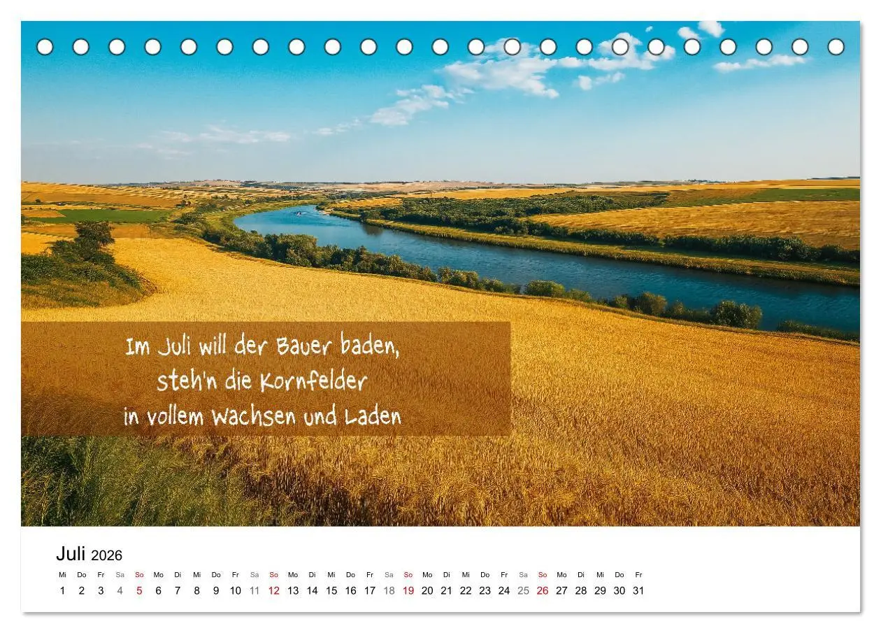 Bild: 9783457340783 | Bauernregeln Kalender - Rhythmus der Jahreszeiten (Tischkalender...