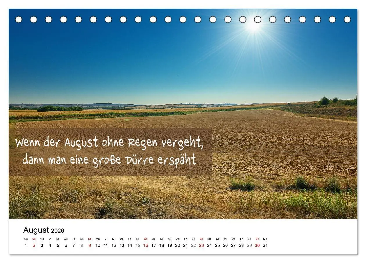 Bild: 9783457340783 | Bauernregeln Kalender - Rhythmus der Jahreszeiten (Tischkalender...