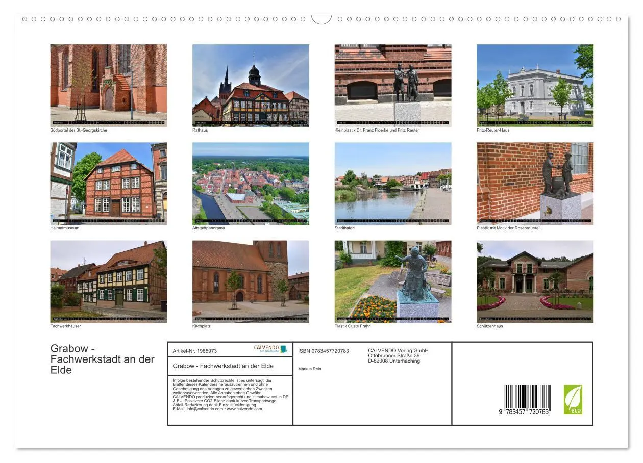 Bild: 9783457720783 | Grabow - Fachwerkstadt an der Elde (hochwertiger Premium...