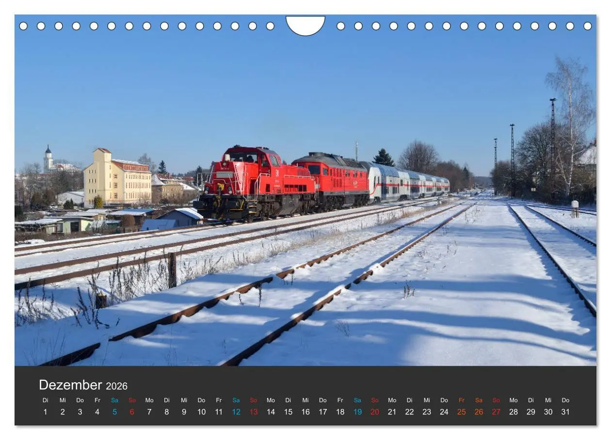 Bild: 9783516050783 | Oberlausitzer Eisenbahnen 2026 (Wandkalender 2026 DIN A4 quer),...