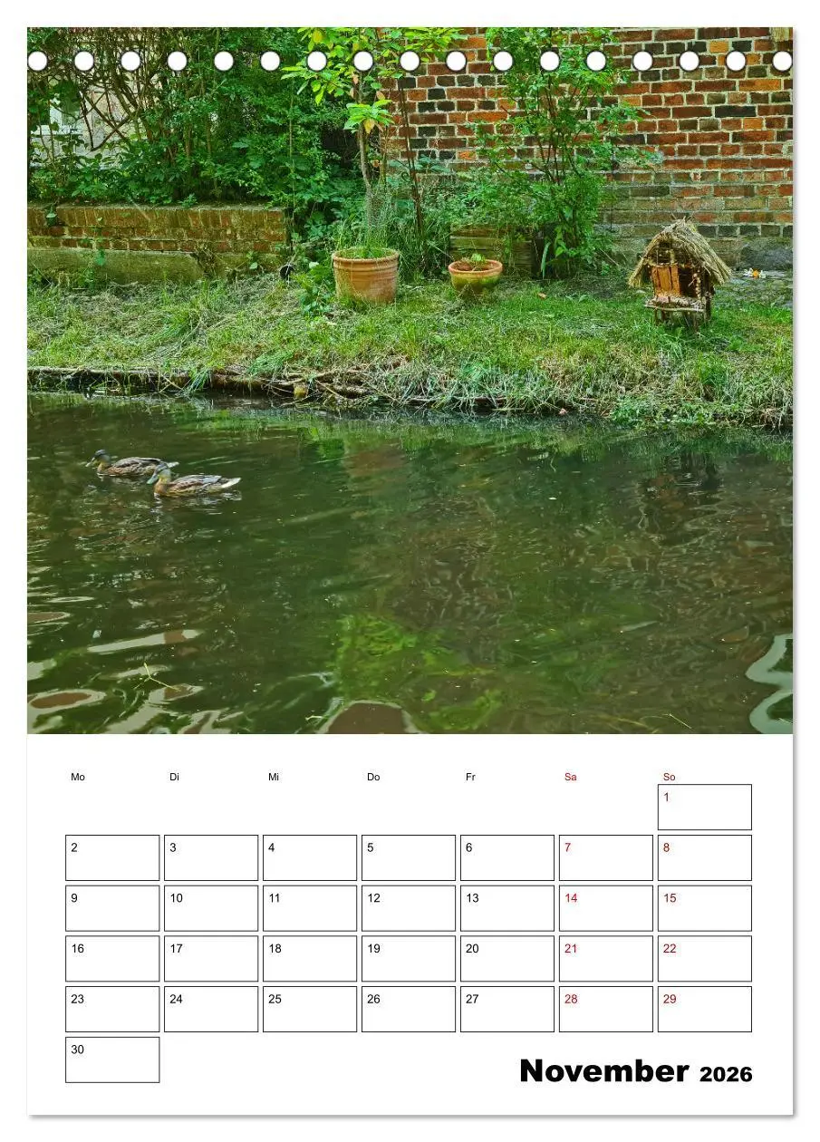 Bild: 9783516360783 | Boizenburg am Elberadweg (Tischkalender 2026 DIN A5 hoch), CALVENDO...