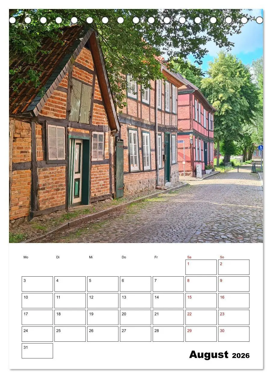 Bild: 9783516360783 | Boizenburg am Elberadweg (Tischkalender 2026 DIN A5 hoch), CALVENDO...