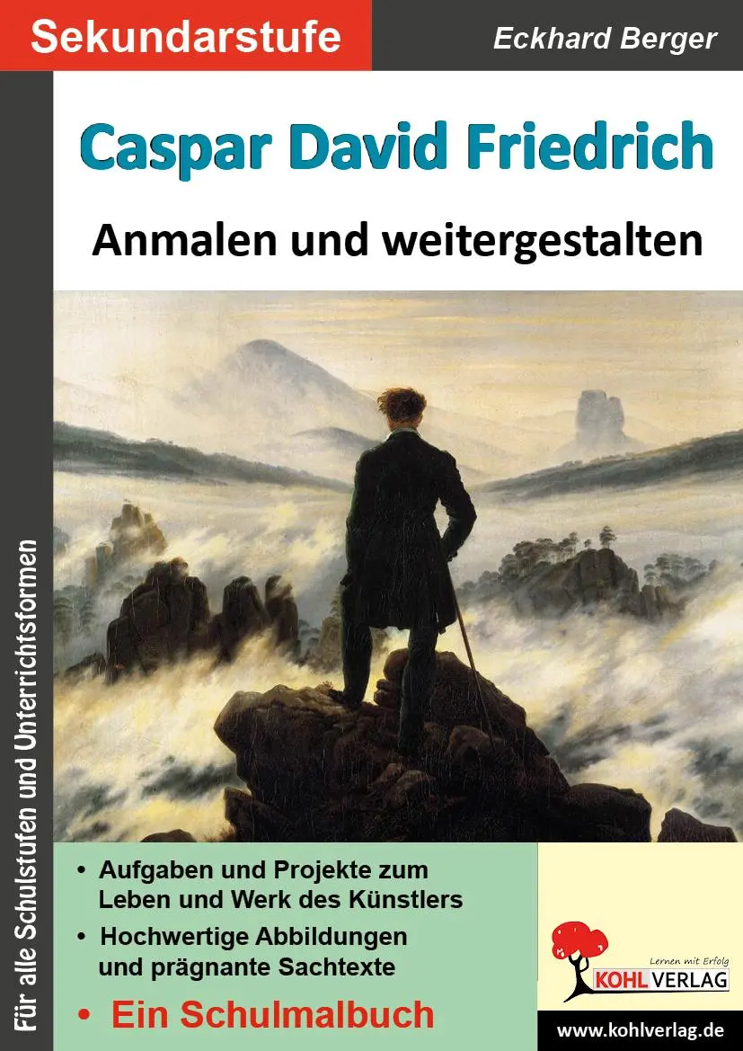 Cover: 9783960400783 | Caspar David Friedrich ... anmalen und weitergestalten | Berger | Buch