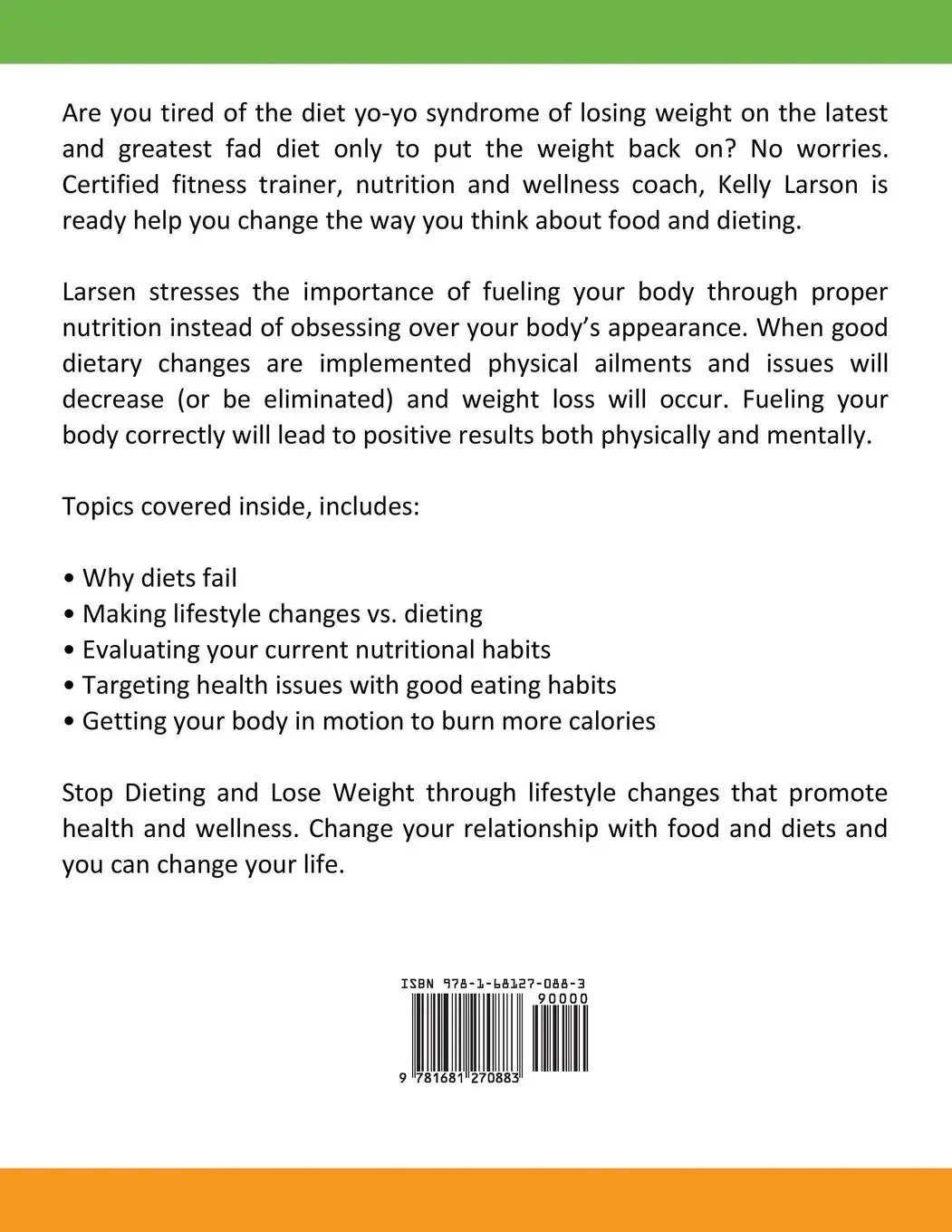Rückseite: 9781681270883 | Nutritional Prevention and Cures for Better Health (Large Print)