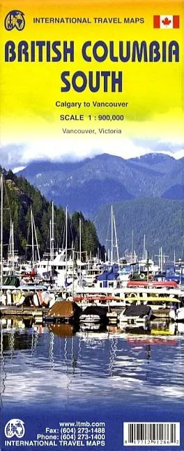 Cover: 9781771290883 | International Travel Map ITM British Columbia South, Calgary to...