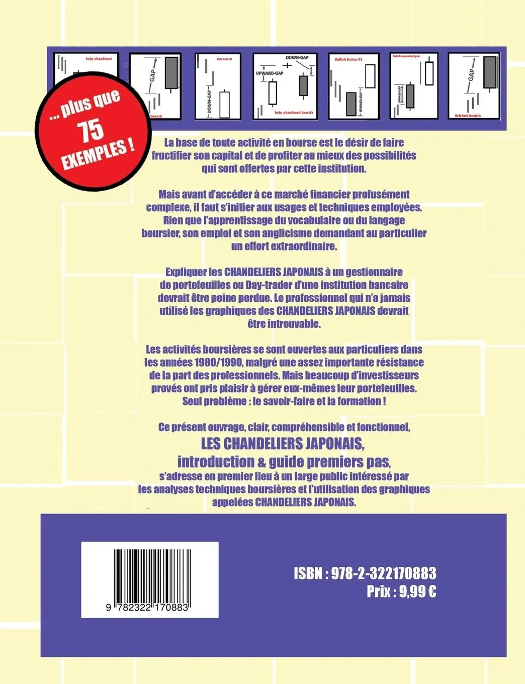 Rückseite: 9782322170883 | Les Chandeliers Japonais | Introduction &amp; Guide "Premiers Pas" | Buch