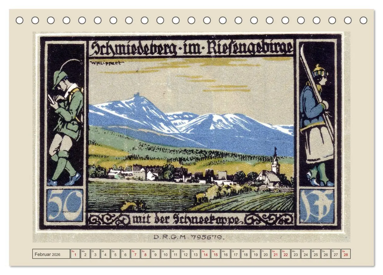 Bild: 9783457260883 | Gruß von der Schneekoppe (Tischkalender 2026 DIN A5 quer), CALVENDO...