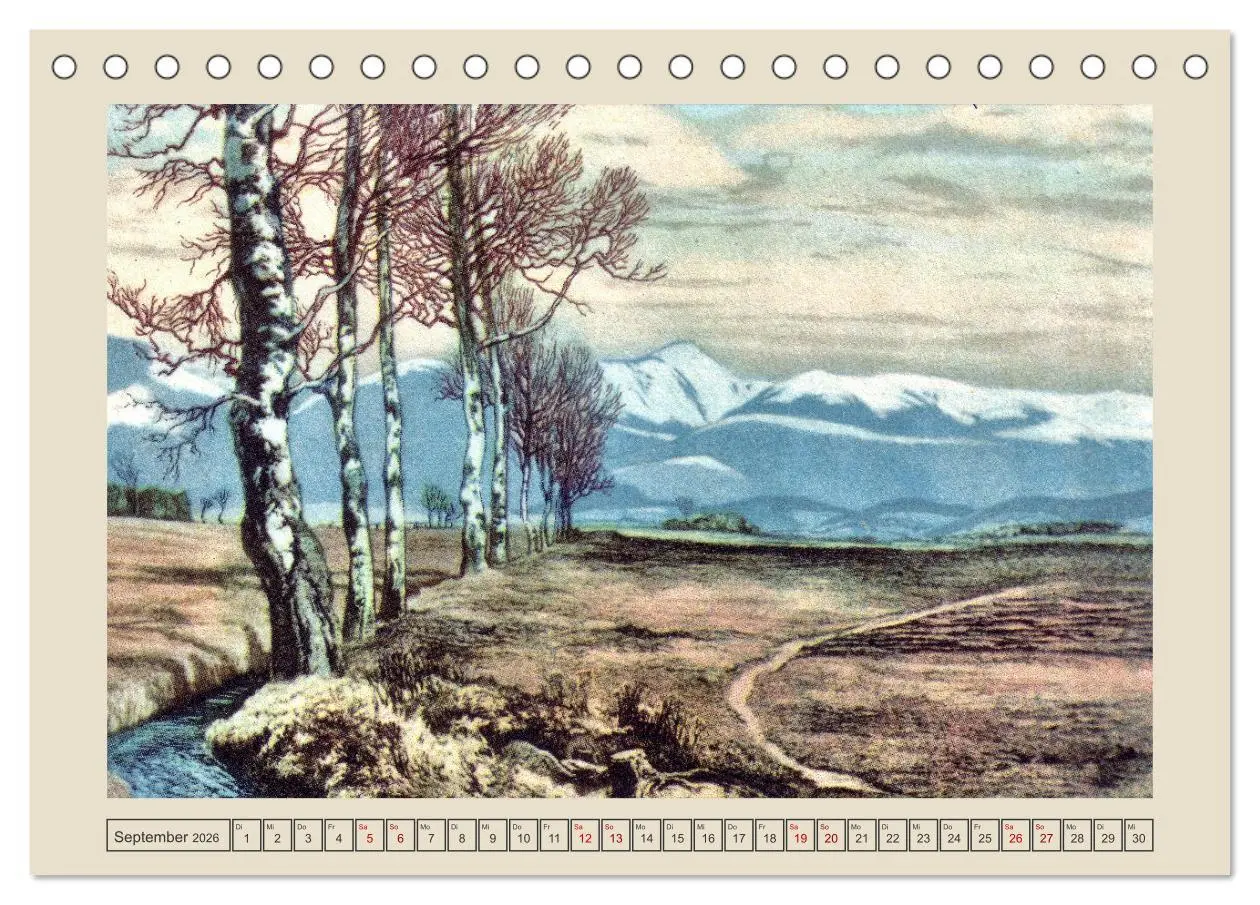Bild: 9783457260883 | Gruß von der Schneekoppe (Tischkalender 2026 DIN A5 quer), CALVENDO...