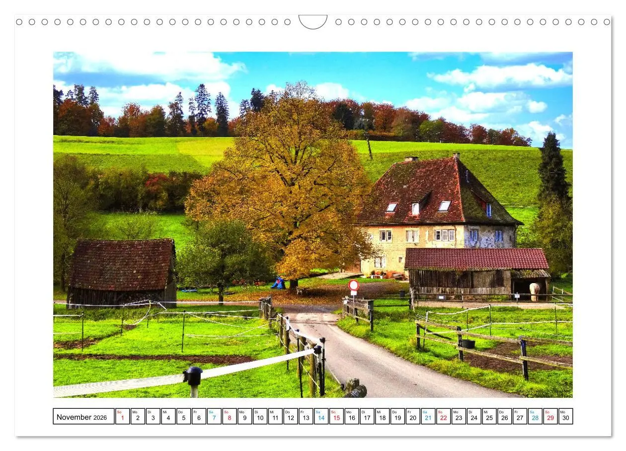 Bild: 9783457400883 | Böblingen und Schönbuch (Wandkalender 2026 DIN A3 quer), CALVENDO...