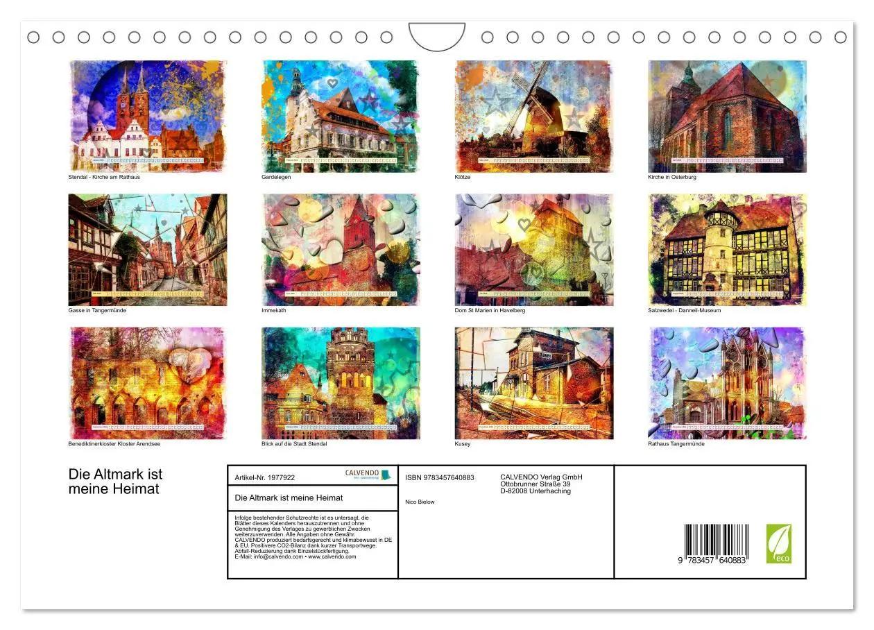 Bild: 9783457640883 | Die Altmark ist meine Heimat (Wandkalender 2026 DIN A4 quer),...