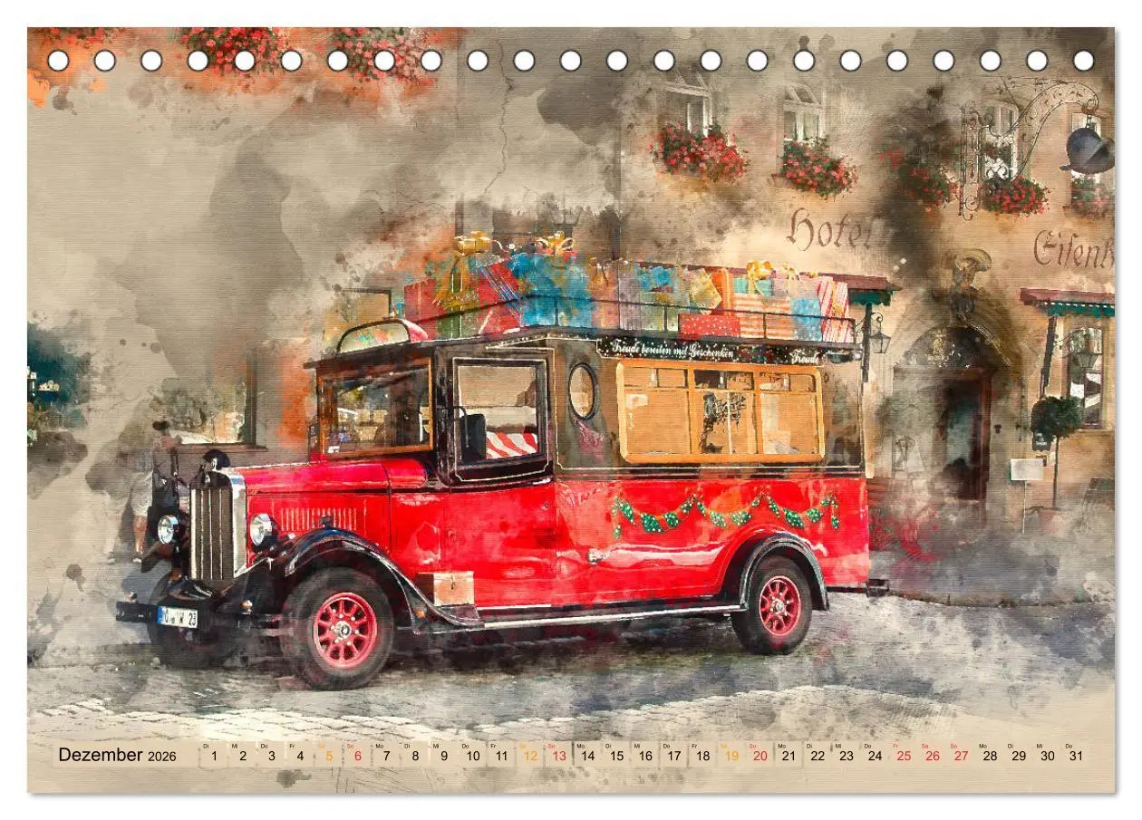 Bild: 9783457880883 | Romantische Städte - Rothenburg ob der Tauber (Tischkalender 2026...