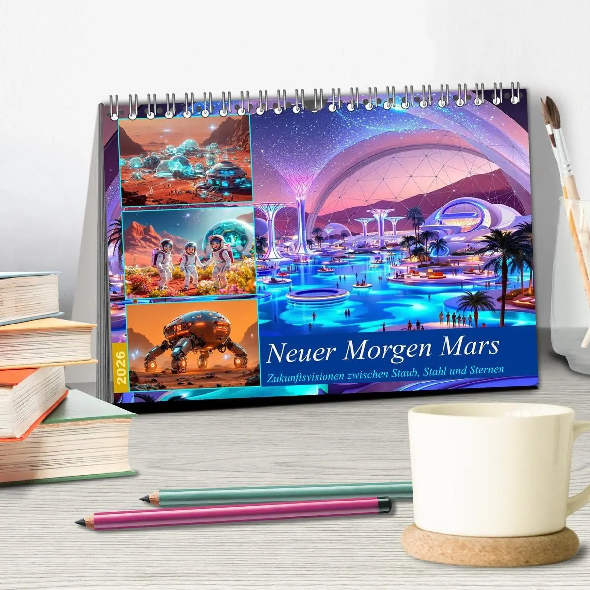 Bild: 9783516730883 | Neuer Morgen Mars (Tischkalender 2026 DIN A5 quer), CALVENDO...