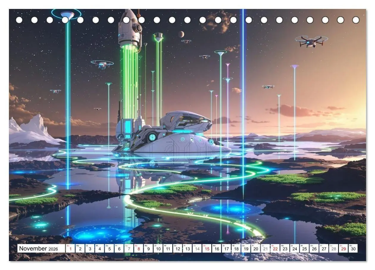 Bild: 9783516730883 | Neuer Morgen Mars (Tischkalender 2026 DIN A5 quer), CALVENDO...