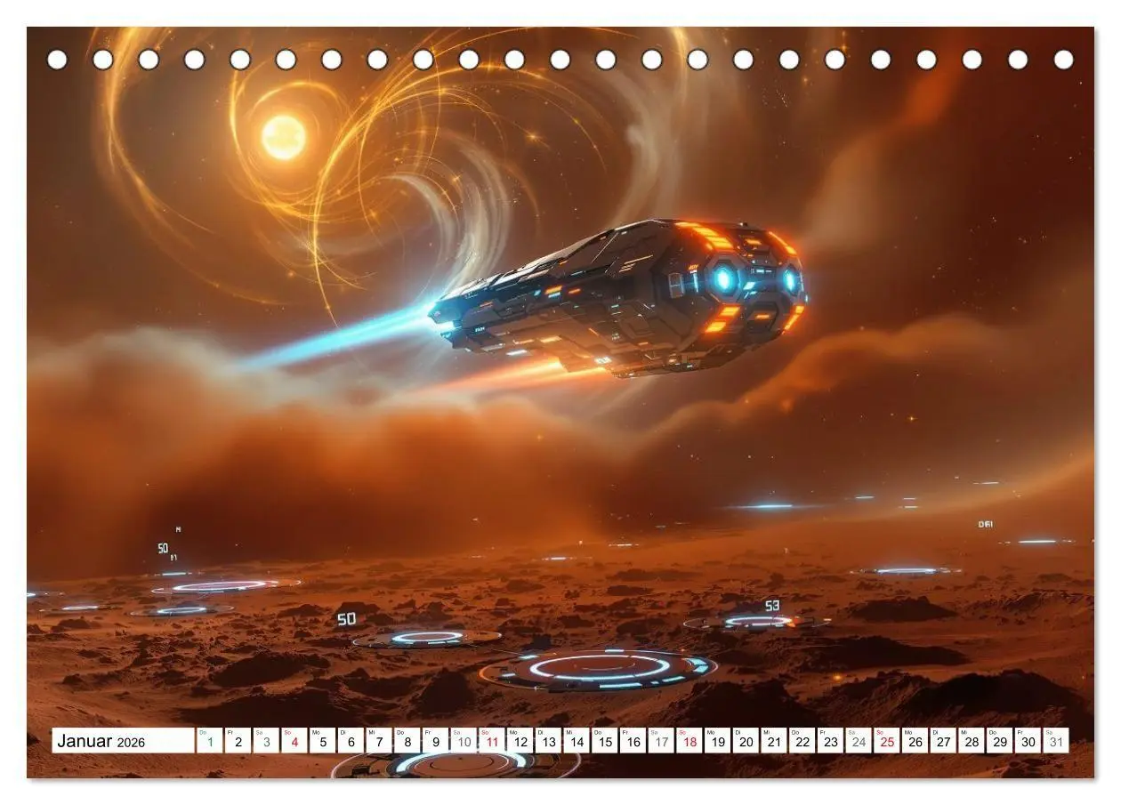 Bild: 9783516730883 | Neuer Morgen Mars (Tischkalender 2026 DIN A5 quer), CALVENDO...