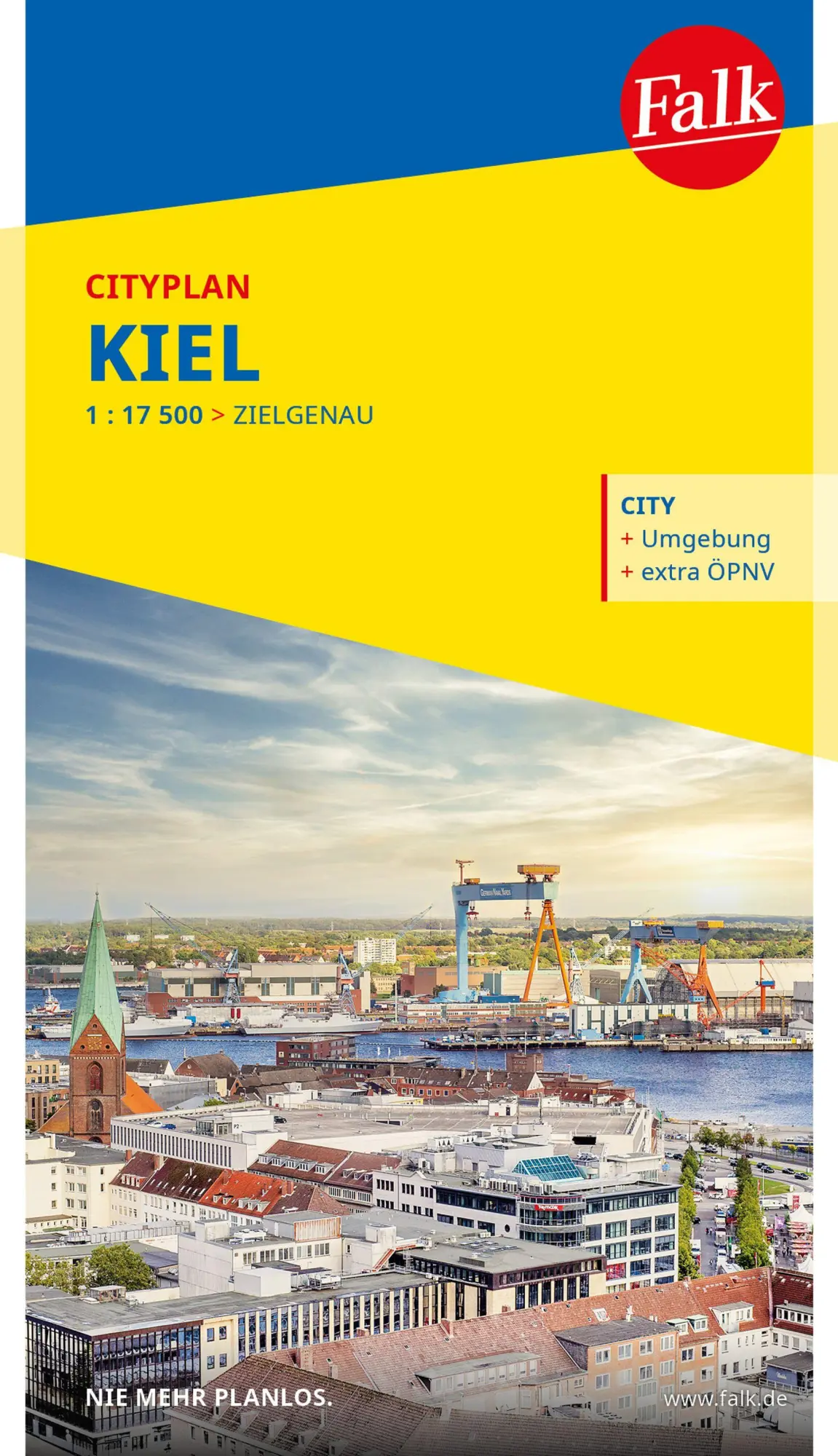Cover: 9783827900883 | Falk Cityplan Kiel 1:17.500 | (Land-)Karte | Falk Citypläne | Deutsch
