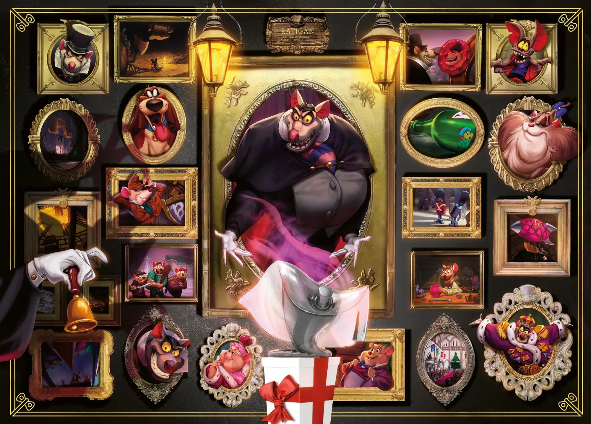 Cover: 4005555000983 | Erwachsenenpuzzle 1000 Teile - Disney Villainous - Ratigan | Spiel