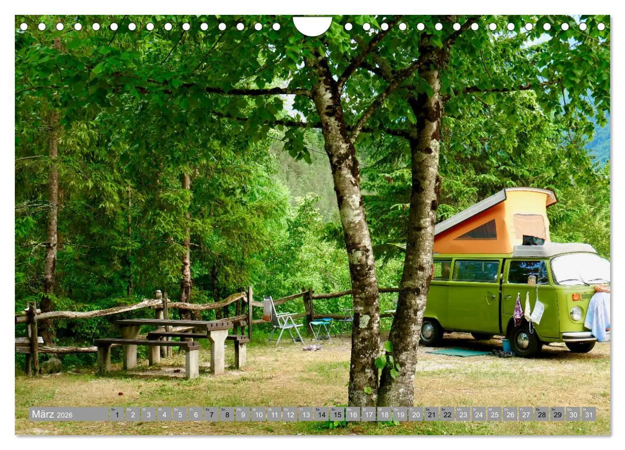 Bild: 9783457630983 | Vanlife; Camping - Freiheit - Reisen (Wandkalender 2026 DIN A4...
