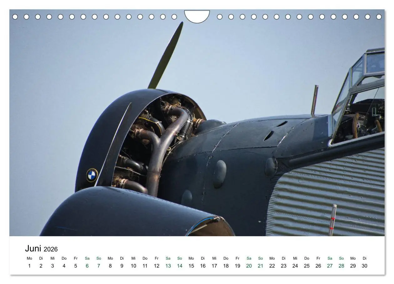 Bild: 9783457870983 | Junkers Ju 52 Die Legende (Wandkalender 2026 DIN A4 quer), CALVENDO...
