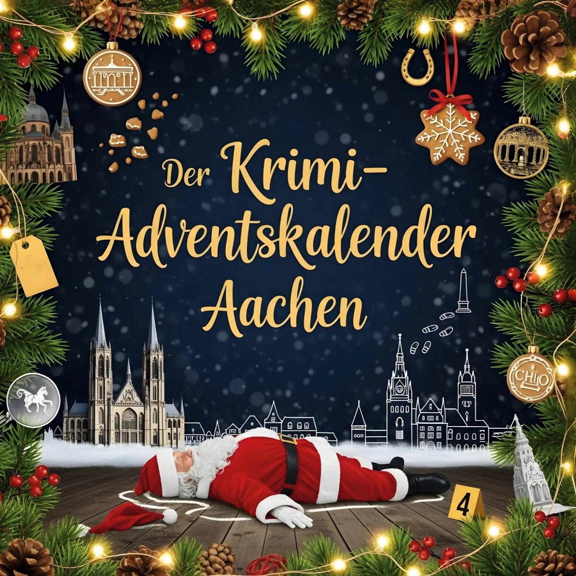 Cover: 9783695300983 | Der Krimi-Adventskalender Aachen | Mordsverdächtig in 24 Akten | Buch