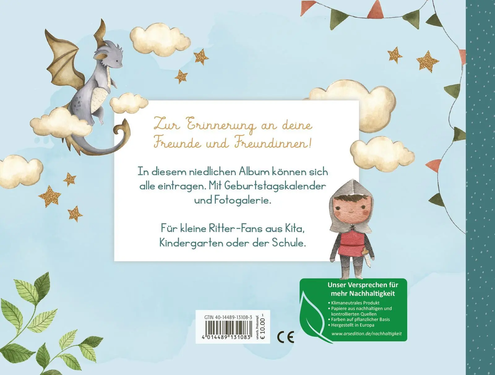 Rückseite: 4014489131083 | Meine Freunde - Ritter | Buch | 80 S. | Deutsch | 2023