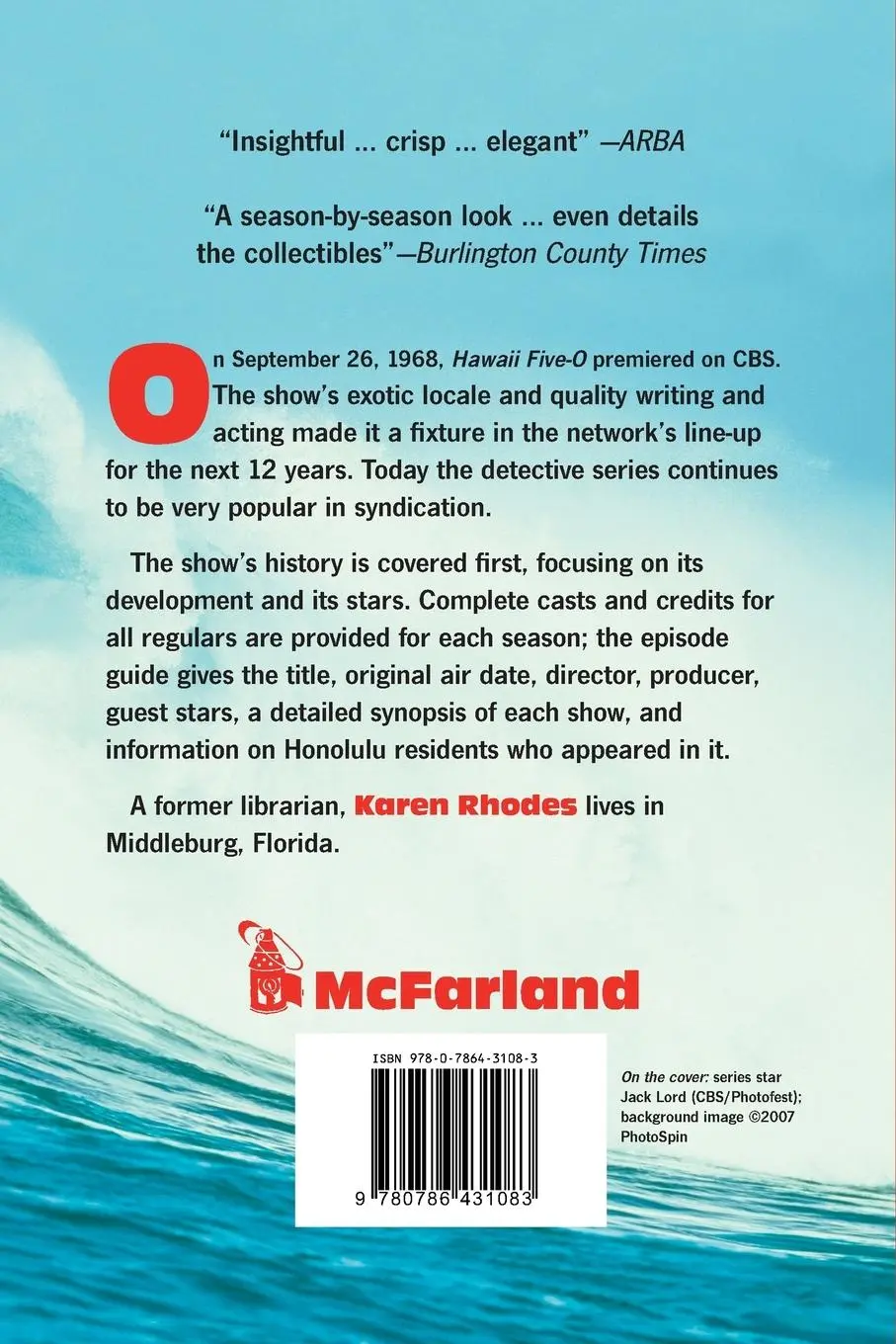 Rückseite: 9780786431083 | Booking Hawaii Five-O | Karen Rhodes | Taschenbuch | Englisch | 2007