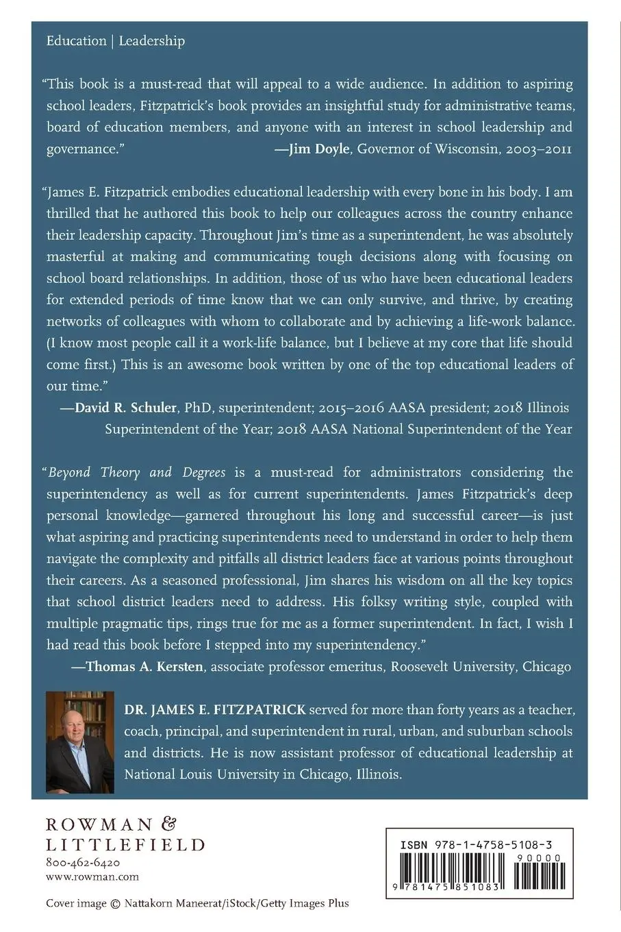 Rückseite: 9781475851083 | Beyond Theory and Degrees | The Alley Smarts of Educational Leadership