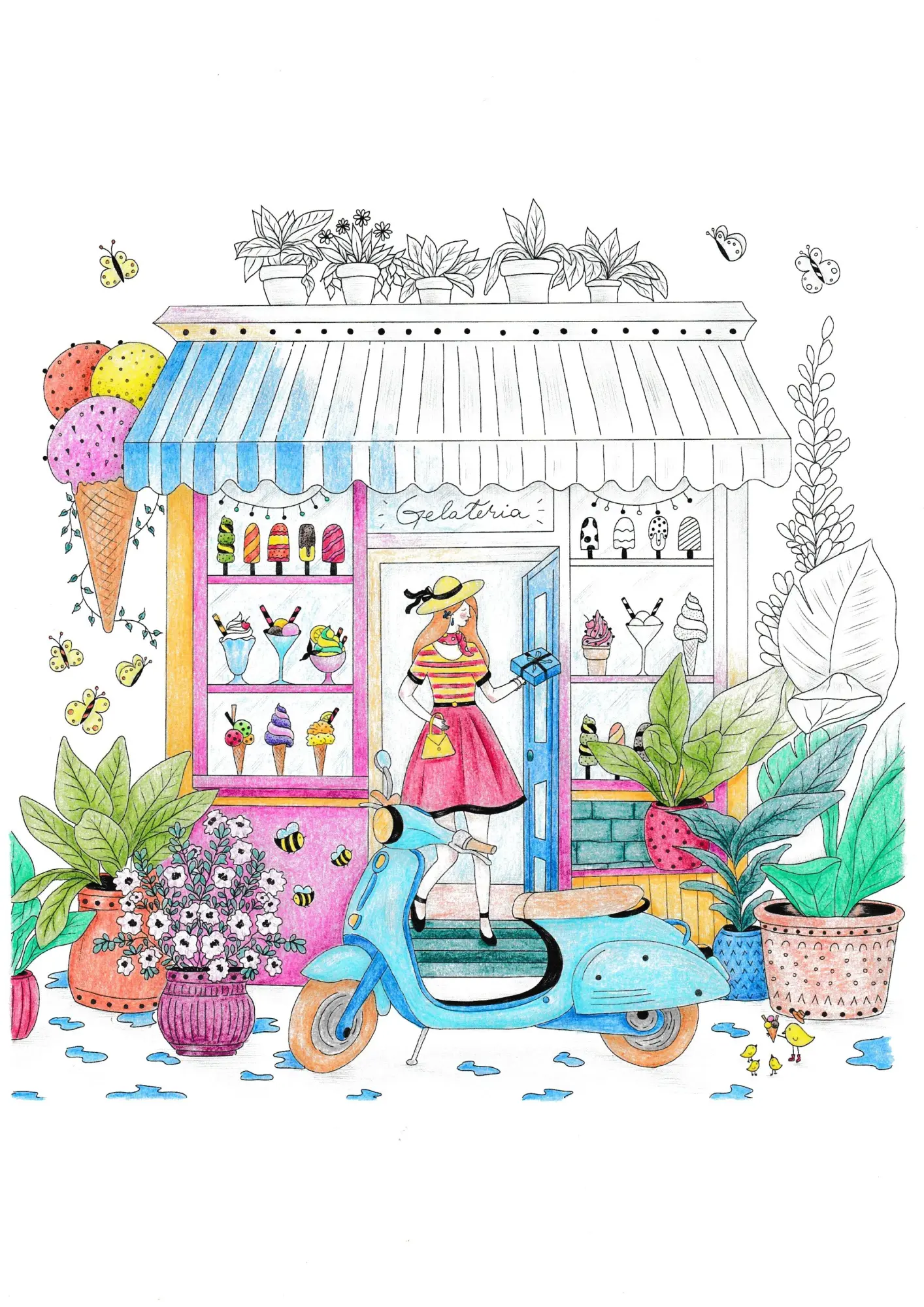 Bild: 9783735881083 | Colorful World Weltreise - Reise durch Italien | Ausmalen &amp; entspannen