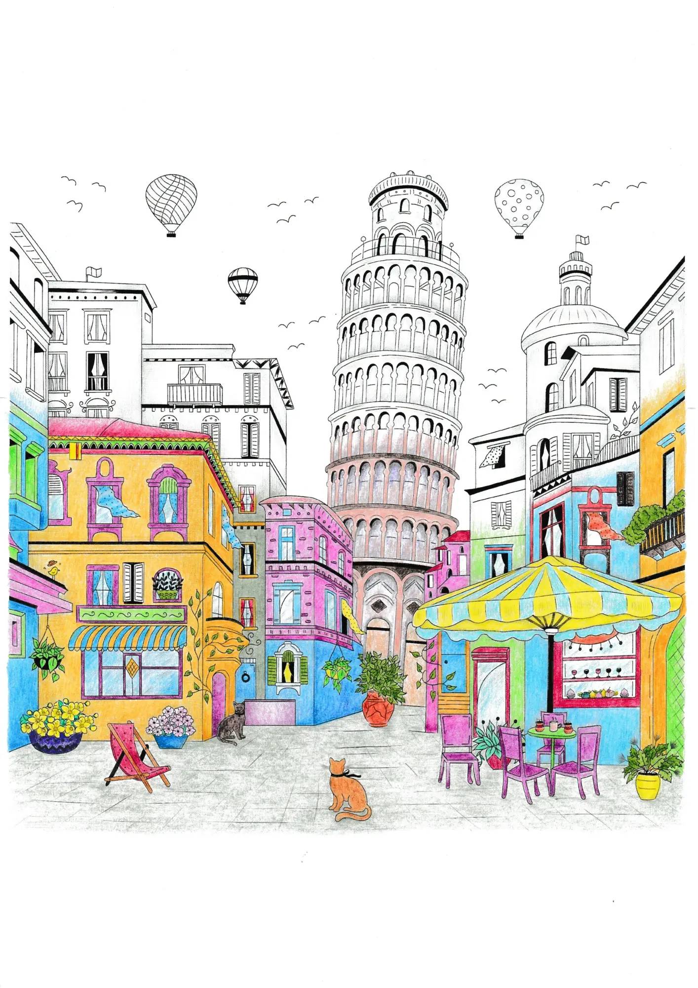 Bild: 9783735881083 | Colorful World Weltreise - Reise durch Italien | Ausmalen &amp; entspannen