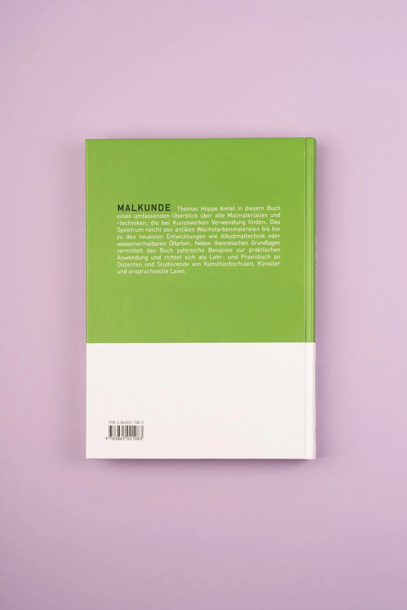 Bild: 9783865021083 | Malkunde | Grundlagen, Materialien, Techniken | Thomas Hoppe | Buch