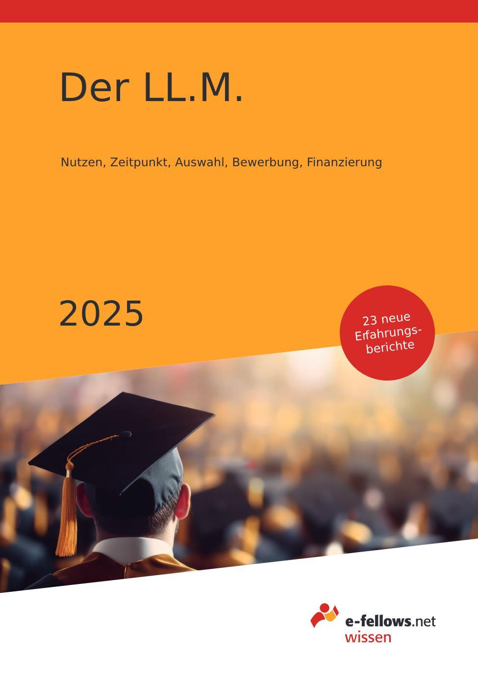 Cover: 9783911001083 | Der LL.M. 2025 | Nutzen, Zeitpunkt, Auswahl, Bewerbung, Finanzierung