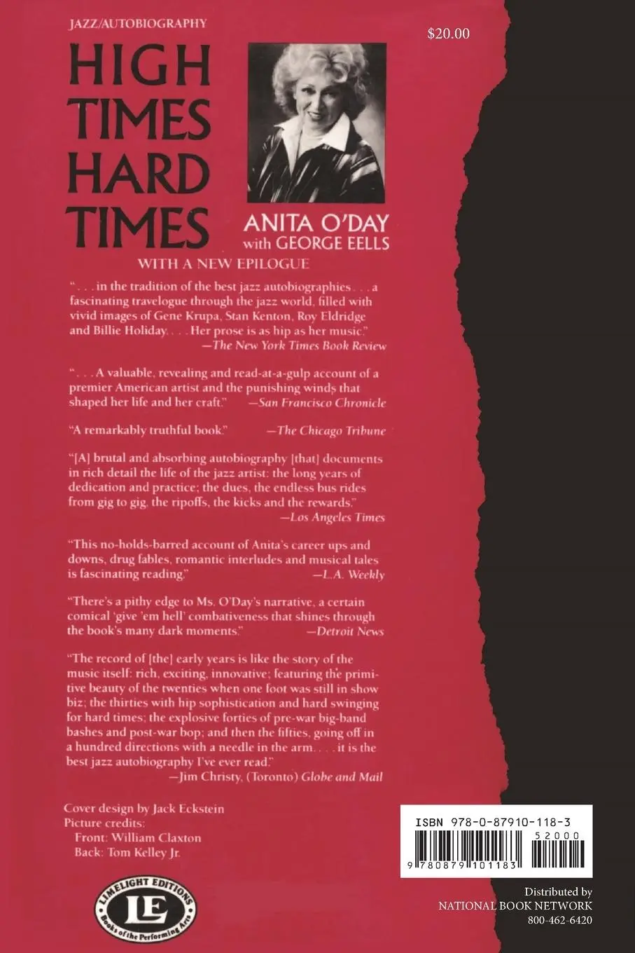 Rückseite: 9780879101183 | High Times Hard Times | Anita O'Day | Taschenbuch | Englisch | 2004
