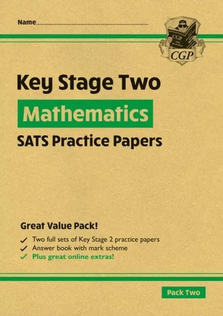 Cover: 9781789081183 | KS2 Maths Year 6 SATS Practice Papers: Pack 2 - for the 2026 tests...