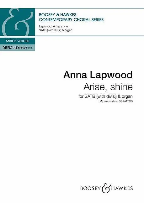 Cover: 9781835681183 | Arise, shine | gemischter Chor (SATB divisi) und Orgel. Chorpartitur.
