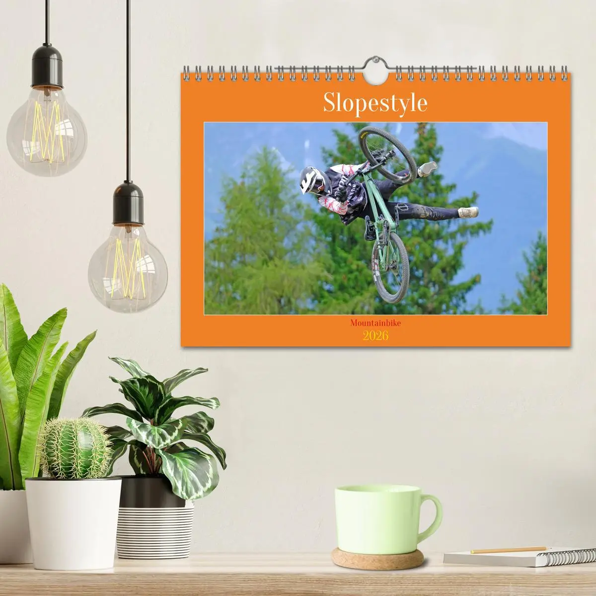 Bild: 9783457371183 | Slopestyle Mountainbike (Wandkalender 2026 DIN A4 quer), CALVENDO...