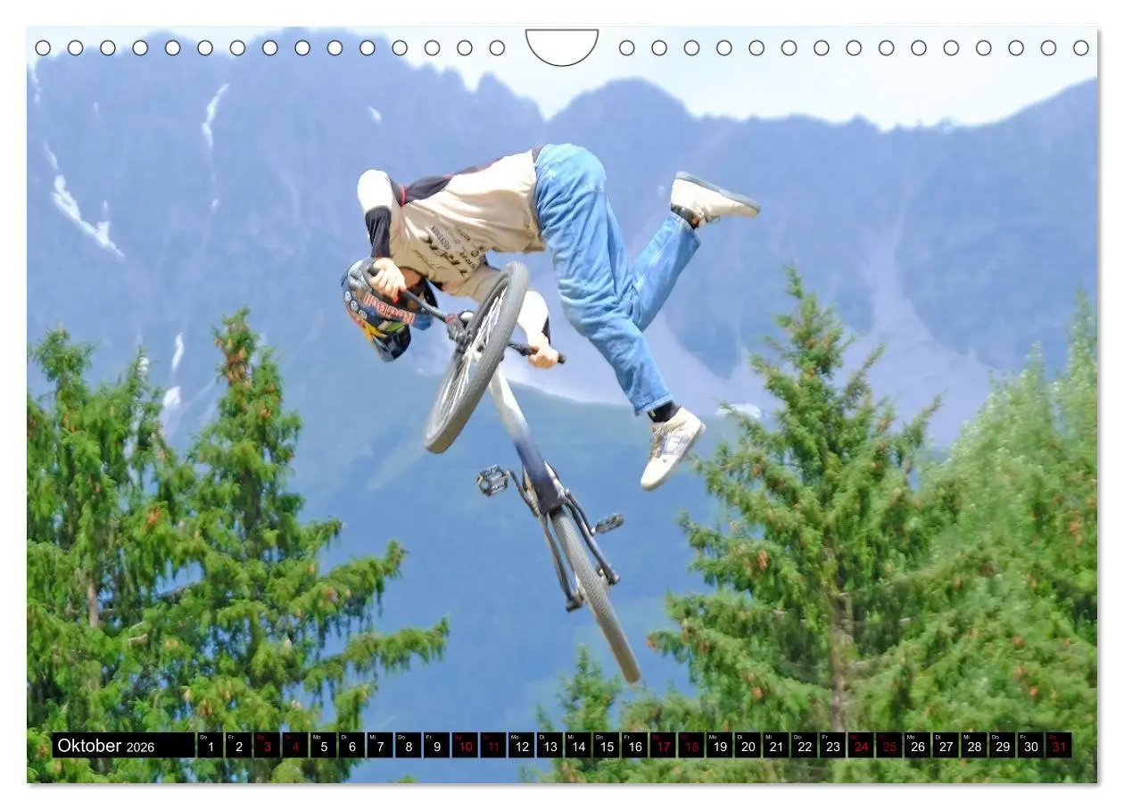 Bild: 9783457371183 | Slopestyle Mountainbike (Wandkalender 2026 DIN A4 quer), CALVENDO...