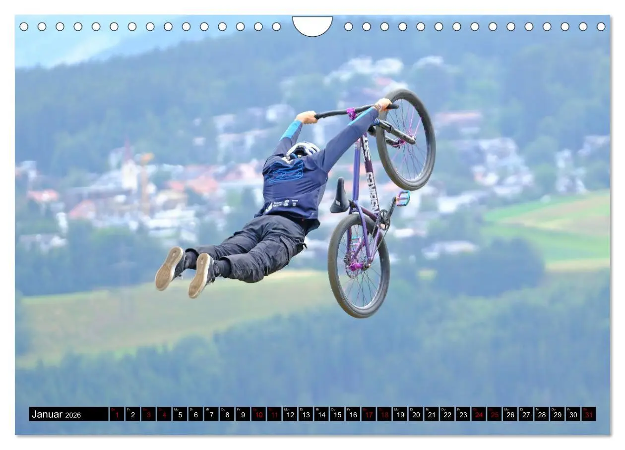 Bild: 9783457371183 | Slopestyle Mountainbike (Wandkalender 2026 DIN A4 quer), CALVENDO...
