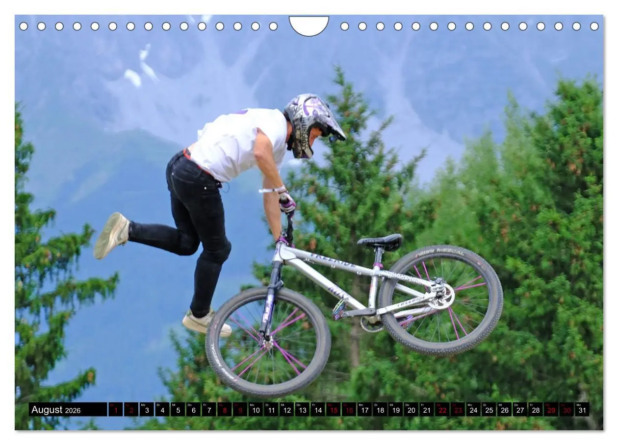 Bild: 9783457371183 | Slopestyle Mountainbike (Wandkalender 2026 DIN A4 quer), CALVENDO...
