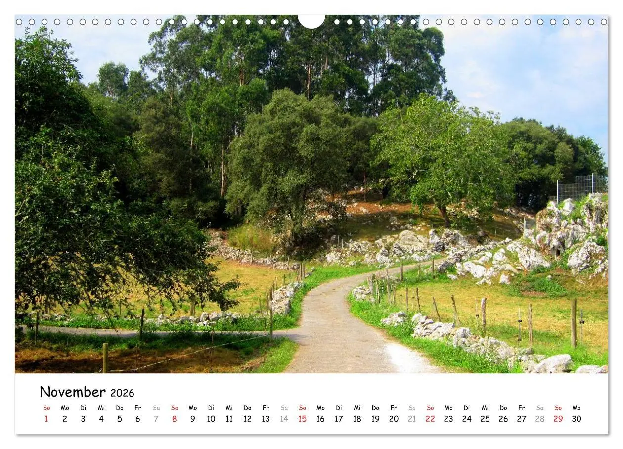 Bild: 9783516081183 | Camino del norte - Küstenweg (Wandkalender 2026 DIN A3 quer),...