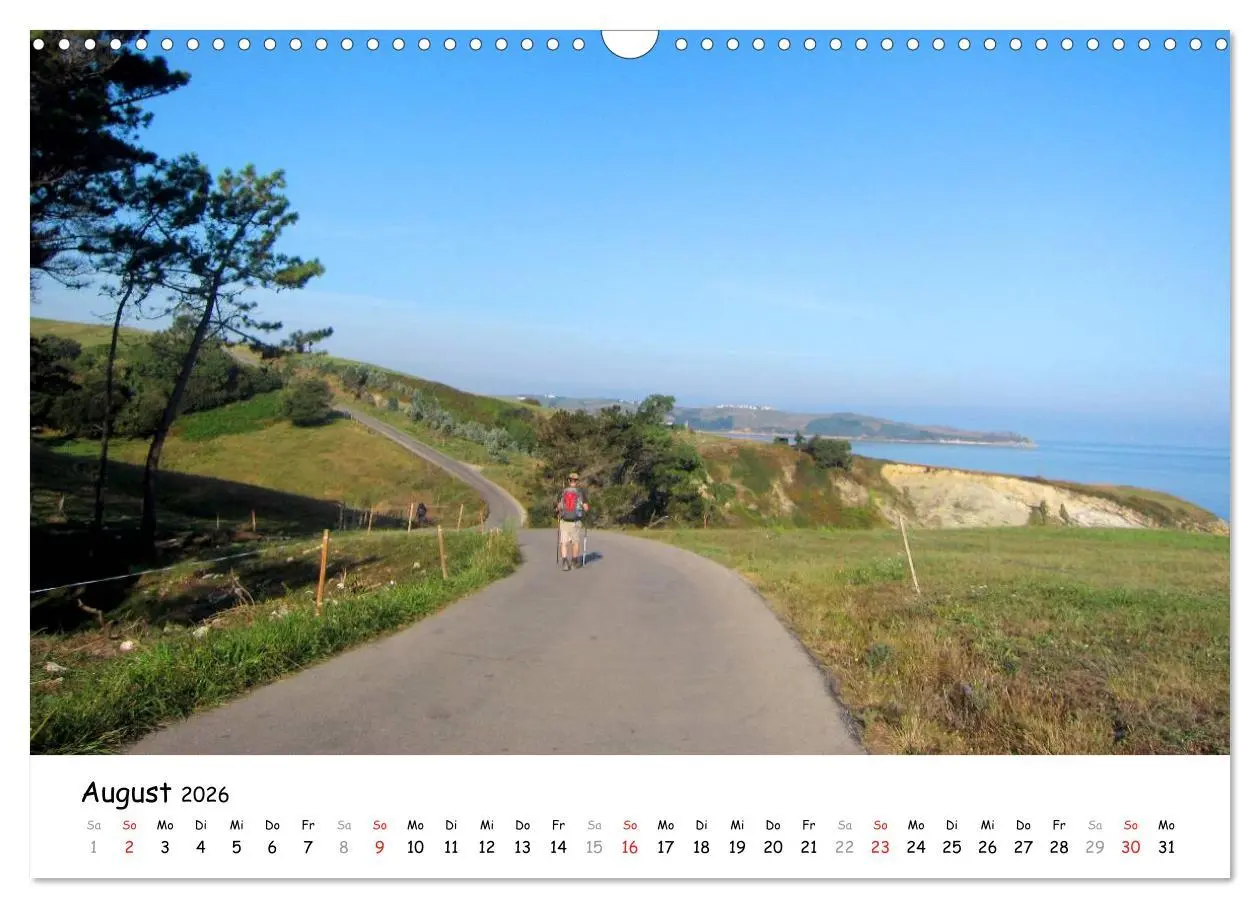 Bild: 9783516081183 | Camino del norte - Küstenweg (Wandkalender 2026 DIN A3 quer),...