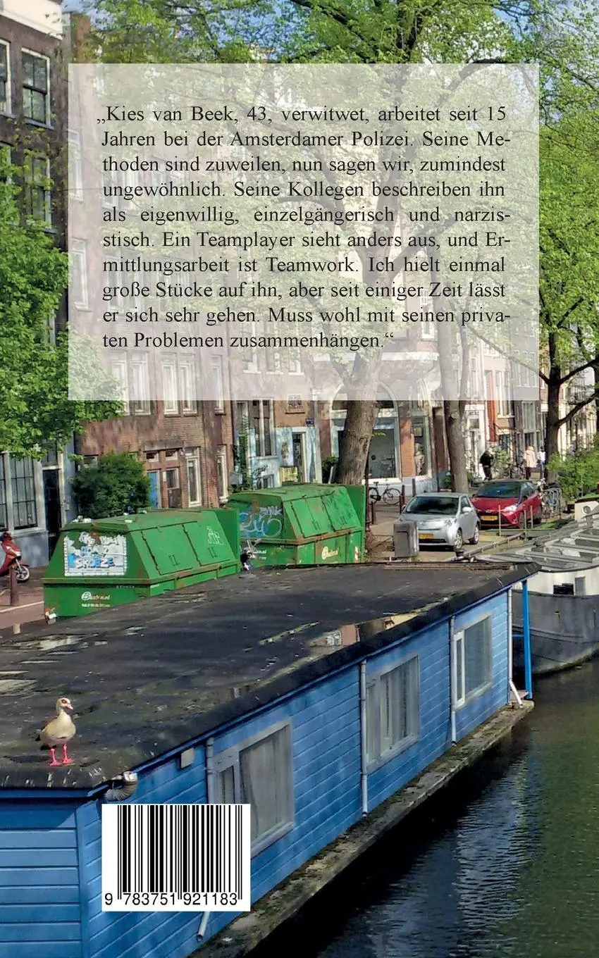 Rückseite: 9783751921183 | Tod an der Gracht | Kies van Beek | Thomas Ebeling | Taschenbuch