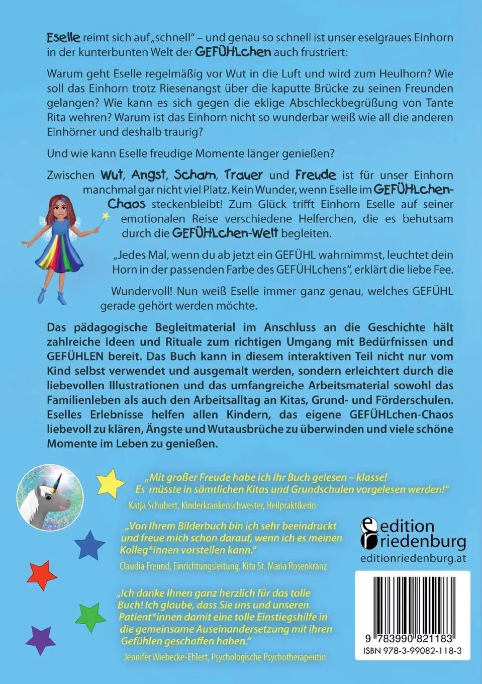 Rückseite: 9783990821183 | Schluss mit dem GEFÜHLchen-Chaos! Das interaktive Kinderbuch mit...