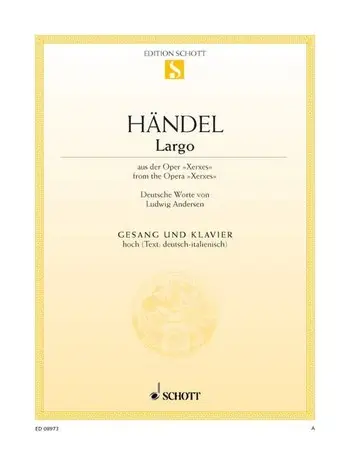 Cover: 9790001091183 | Largo | Georg Friedrich Händel | Buch | Schott Music