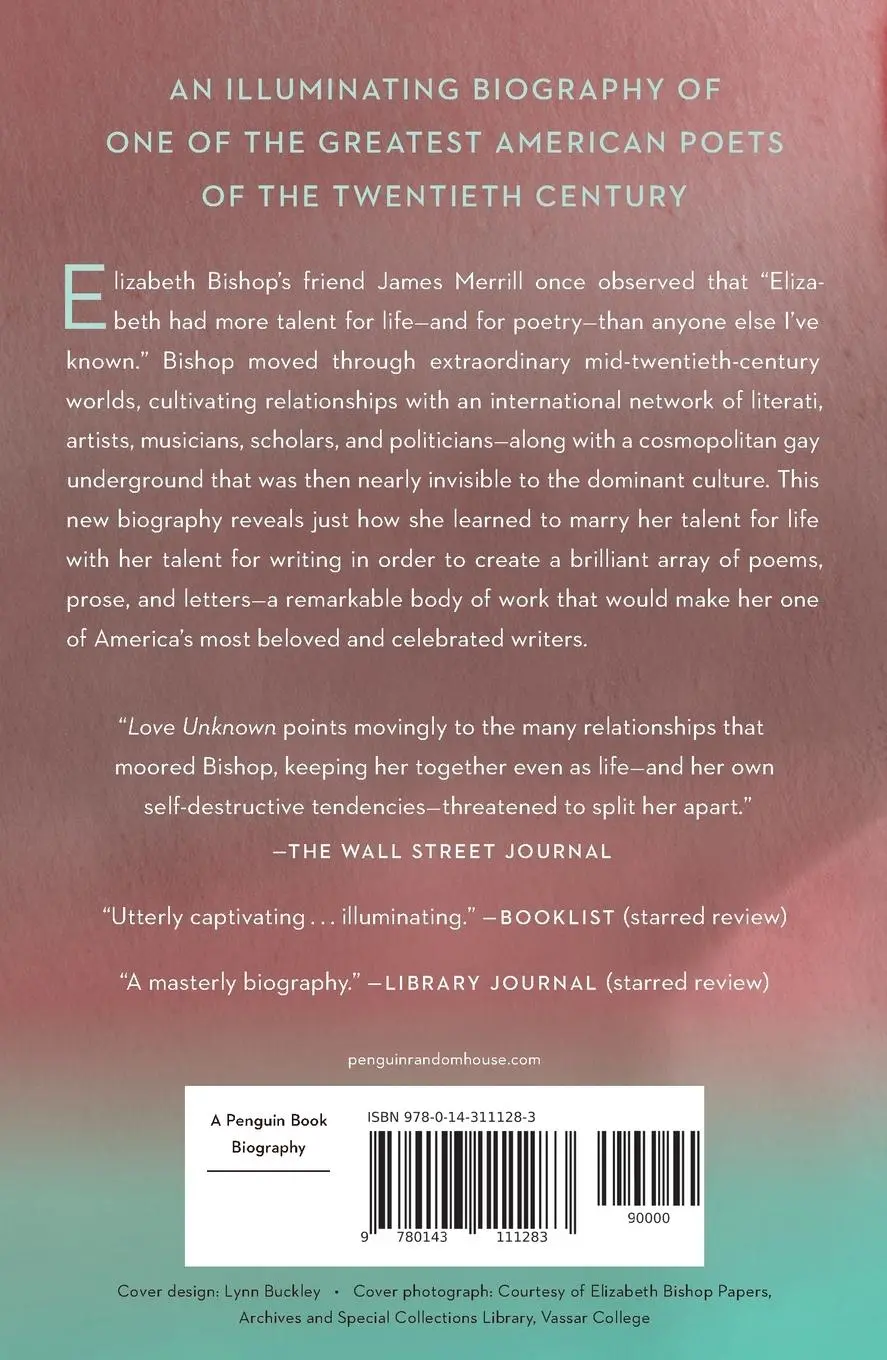 Rückseite: 9780143111283 | Love Unknown | The Life and Worlds of Elizabeth Bishop | Travisano