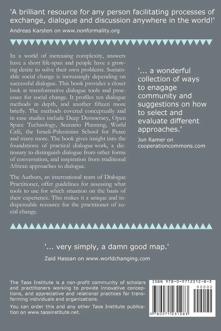 Rückseite: 9780971231283 | Mapping Dialogue | Essential Tools for Social Change | Taschenbuch