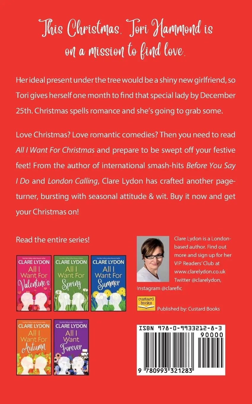 Rückseite: 9780993321283 | All I Want For Christmas | Clare Lydon | Taschenbuch | Englisch | 2020