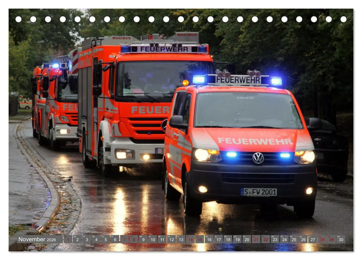 Bild: 9783457431283 | Einsatzfahrzeuge der Feuerwehr Stuttgart (Tischkalender 2026 DIN A5...