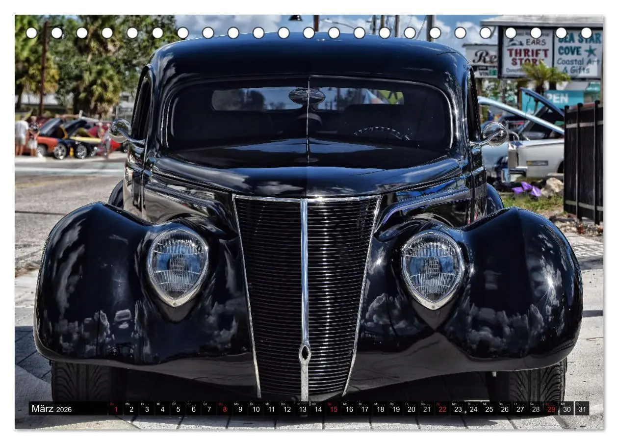 Bild: 9783457981283 | American Hot Rod (Tischkalender 2026 DIN A5 quer), CALVENDO...