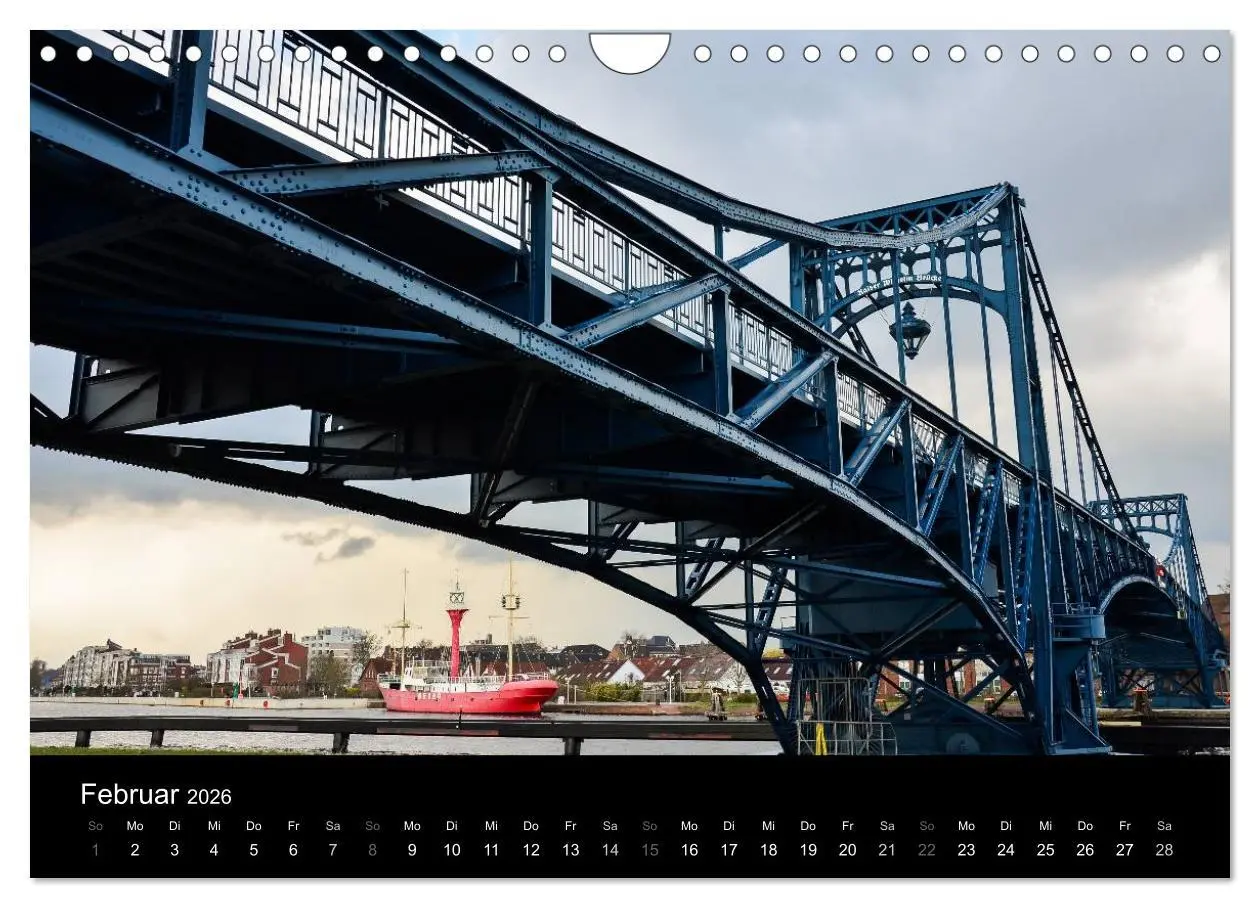 Bild: 9783516071283 | Kaiser-Wilhelm-Brücke Wilhelmshaven (Wandkalender 2026 DIN A4...